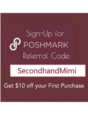 New to Poshmark? Code SecondhandMimi for a $10 credit - READ BELOW